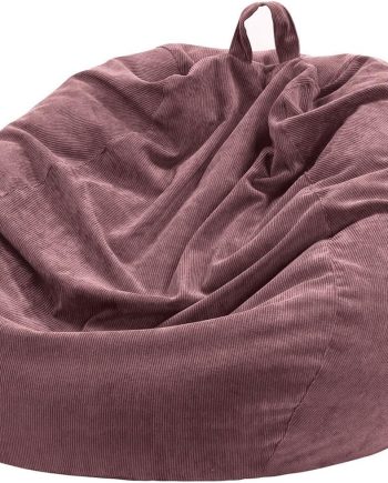Bean Bag Chair Cover (No Filler) for Kids and Adults,Beanbag Stuffed Animal Storage Without Filling Plush Toys Holder and Organizer Soft Premium Corduroy 200L